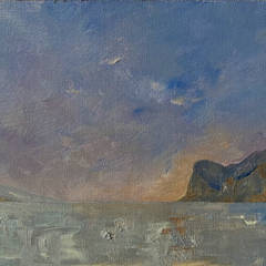2025, Lake Garda, oil on cotton