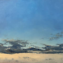 2026, cloud study, oil on wood